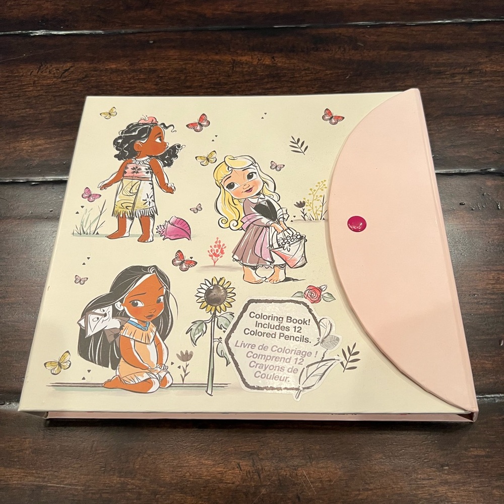 Disney Animators' Collection Coloring Pad & Colored Pencil Set. Sold out online.